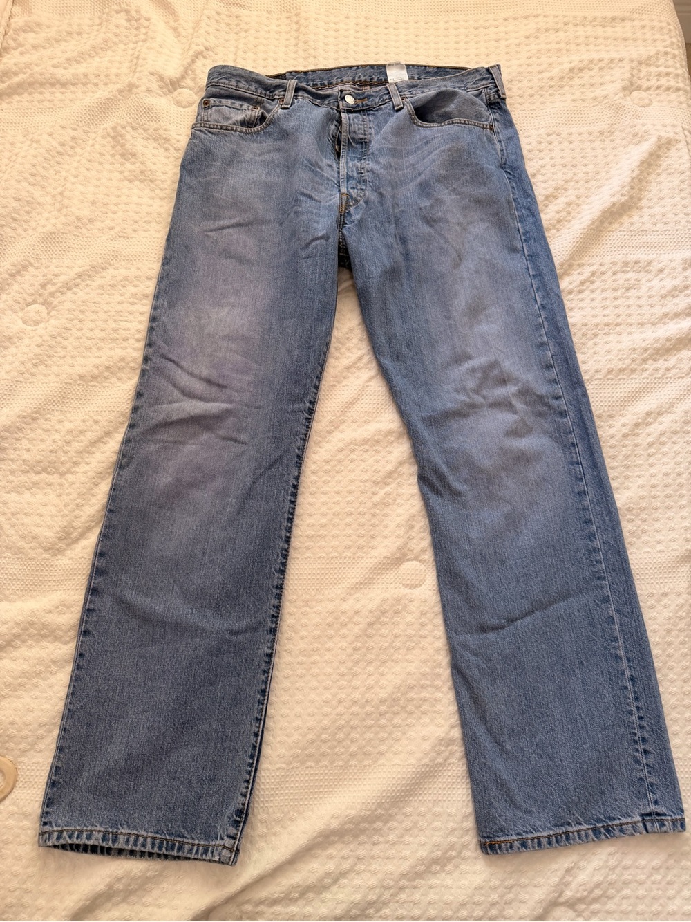 Levi's Light Blue Straight Leg Jeans